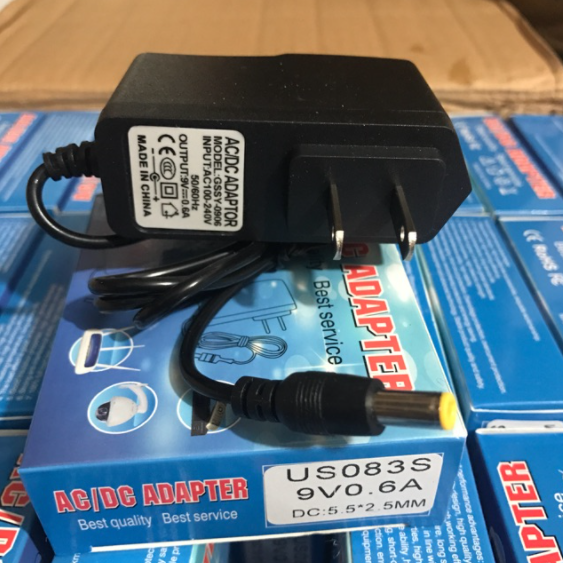 Nguồn 9v; 12v - 0.6A dành cho modem wifi, tp link