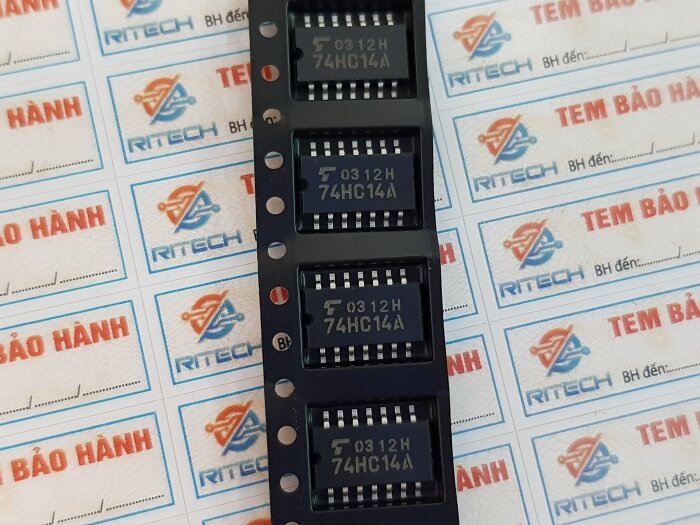 74hc14a ic số sop-14 kích thước 5.2mm