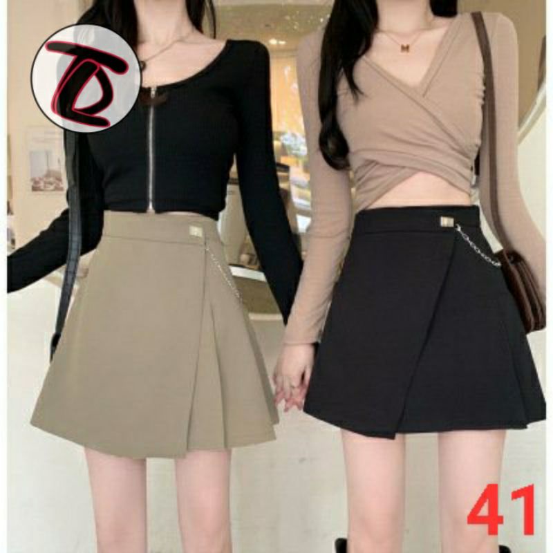 Chân Váy Phối Xích Ulzzang Size S,m,l Dư Tú Lệ