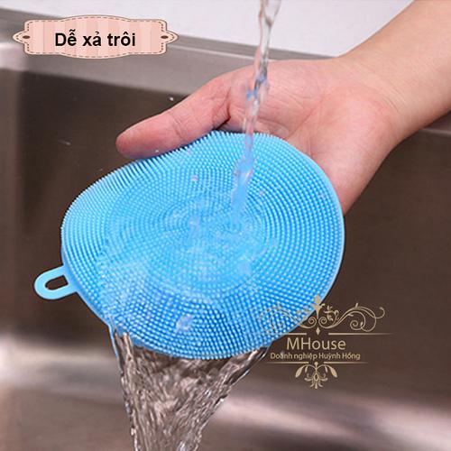 Combo 2 Cái Miếng Rửa Mặt Massage Miếng Rửa Đa Năng