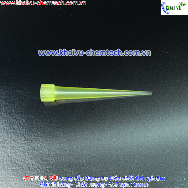 [HCM][Hãng APTACA - Ý] Gói 1000 cái đầu côn đầu tip cho Micropipet xanh 1000uL - vàng có khía 200uL
