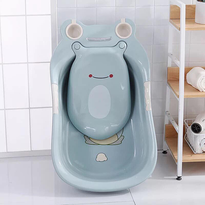 Chậu tắm ếch cho bé (có van thoát nước) Việt Nhật