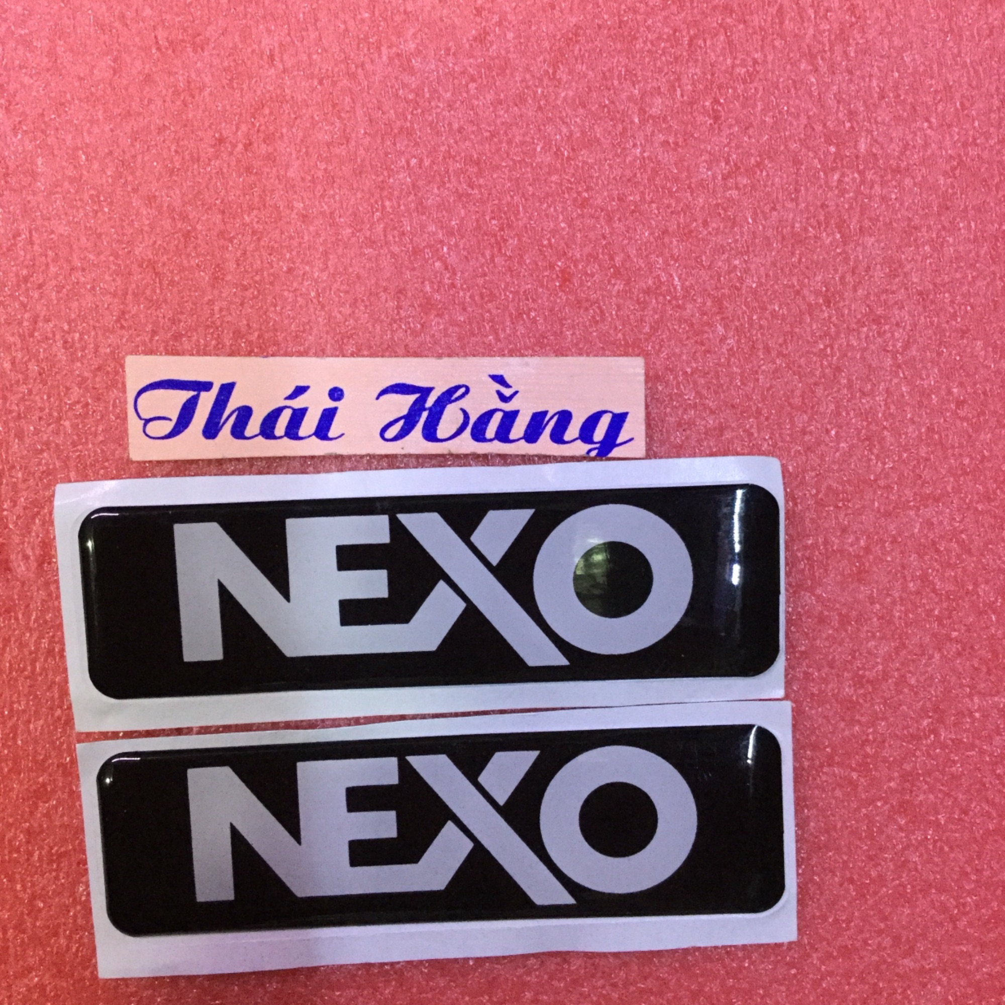Tem chữ nexo cho loa
