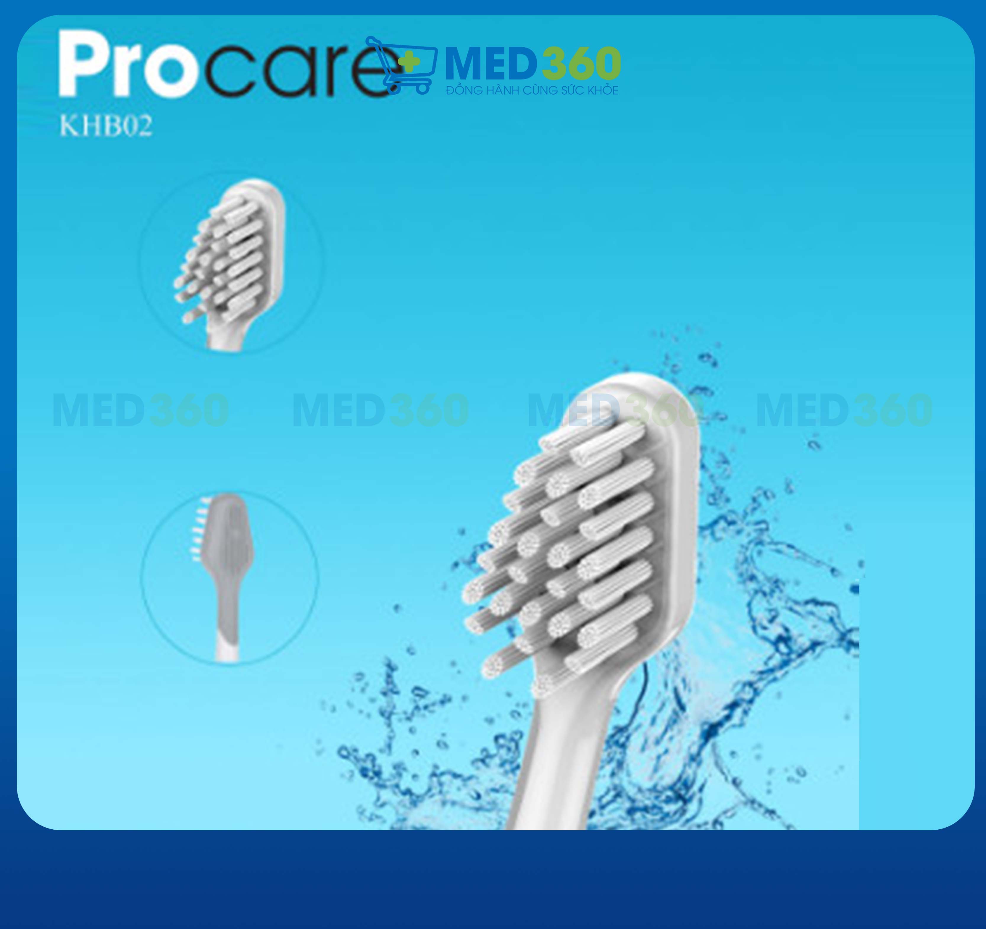 Bàn chải điện procare KHB02 dành cho người lớn