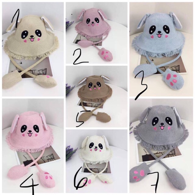 [HCM]Mũ Tai Thỏ Giật Phiên Bản Mùa Hè 2019