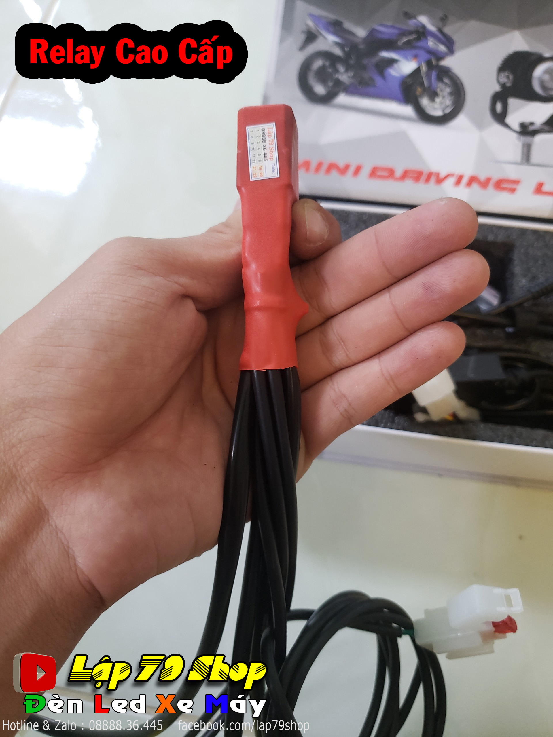 [LẬP 79 CENTER] Mạch Gắn Đèn Trợ Sáng Bi Cầu Mini