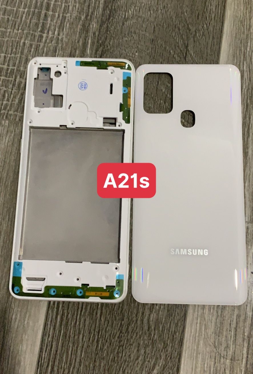 bộ vỏ samsung A21S ( lung,sườn, maket,nút bấn