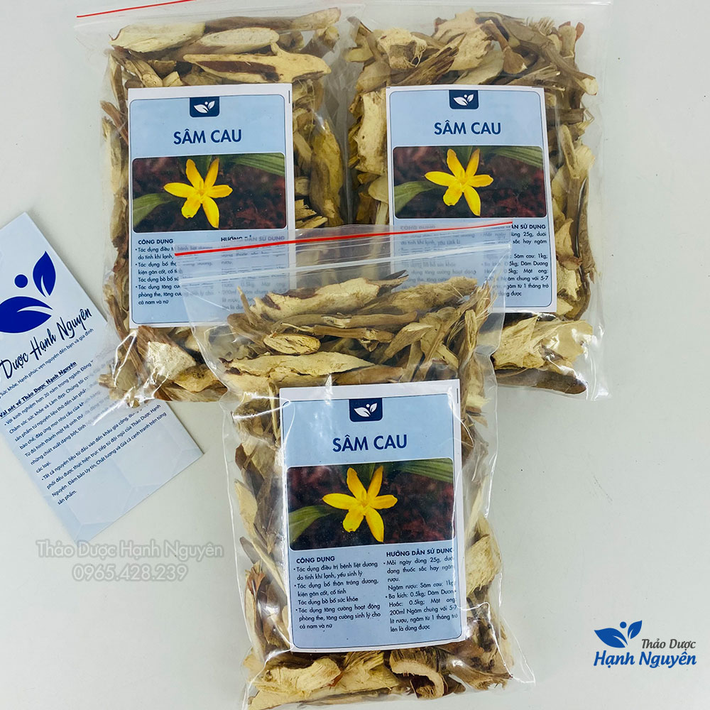 Sâm cau đỏ 100g, thái phiến, khô, sạch, hỗ trợ bổ thận, tráng dương, tăng cường sinh lý nam