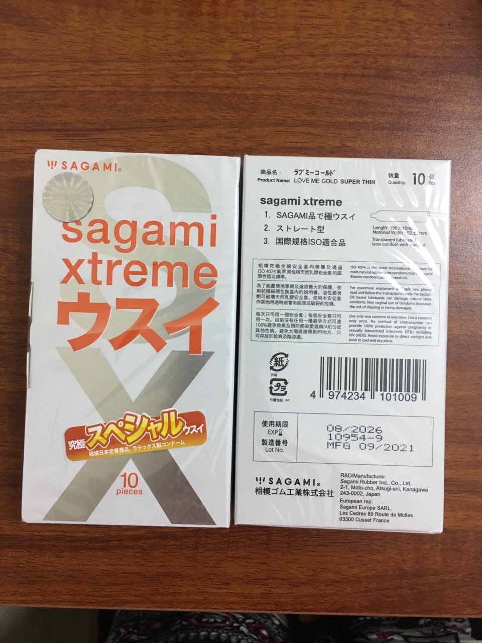 Áo mưa Sagami Super thin hộp 10 chiếc