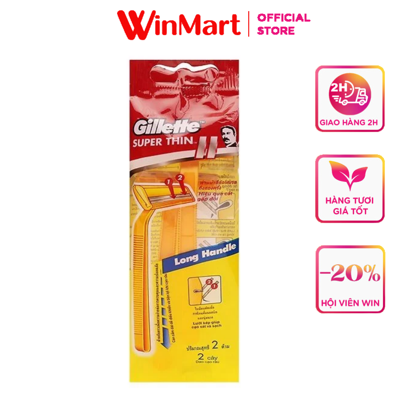 [Siêu thị WinMart] - Dao cạo cán vàng Gillette
