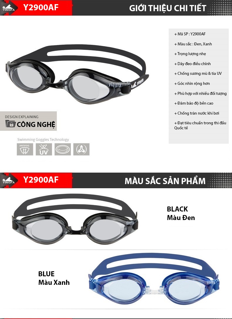 Kính bơi Yingfa Y2900AF
