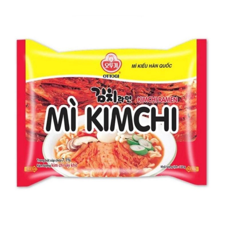 Thùng 20 gói mì kimchi Ottogi 120g