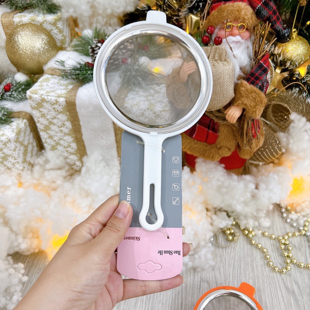Rây Lọc Cán Nhựa , lọc bột , rây cháo cho bé đủ size
