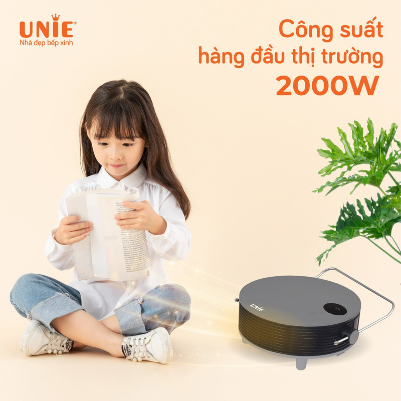 Máy sưởi gốm UNIE UE-125 công suất 2000W
