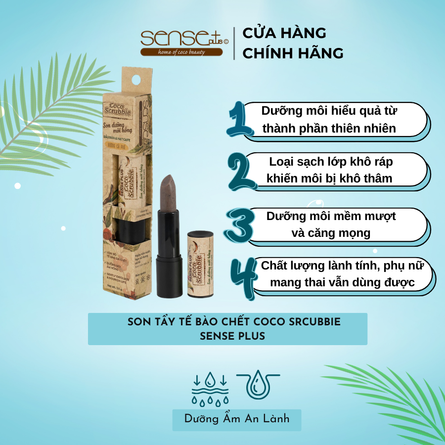 Son tẩy tế bào chết cho môi Coco Scrubbie