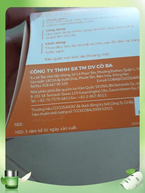 Xà bông tắm nghệ Cocosavon 100gr