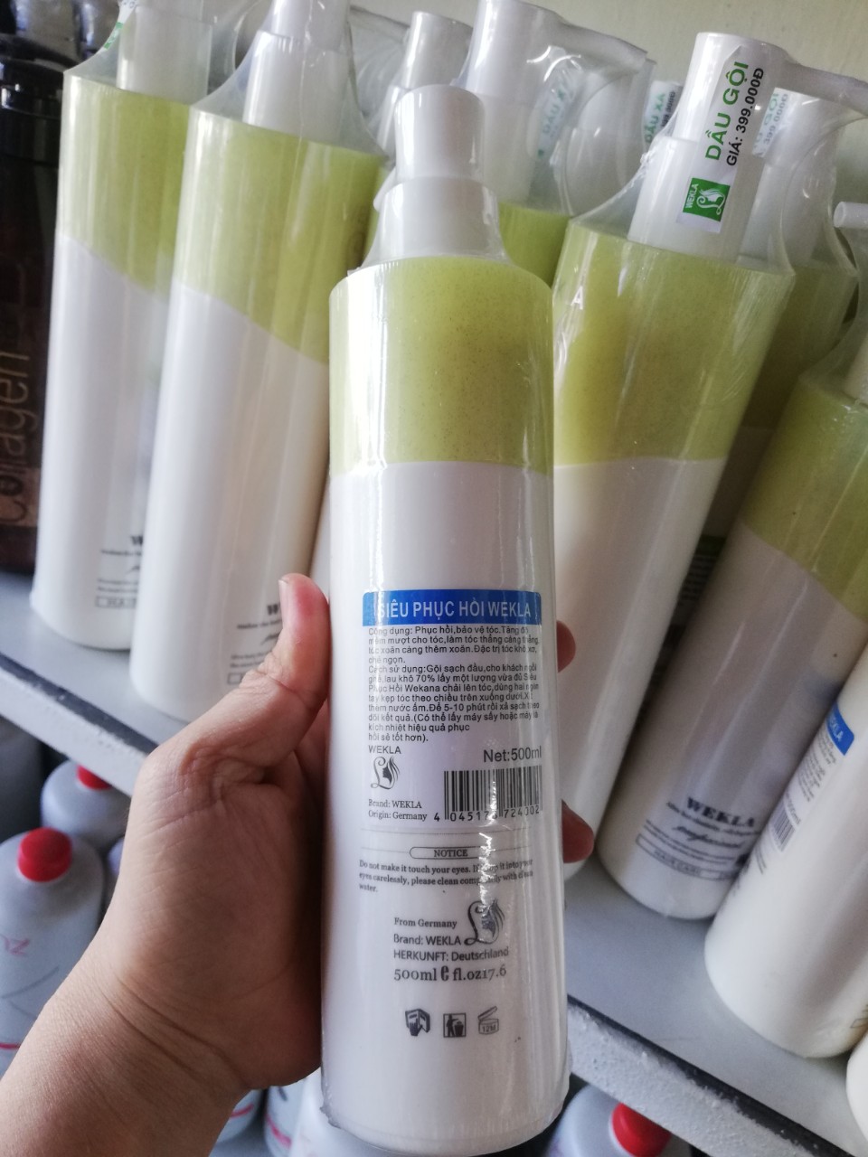 Dầu gội wekla 780ml