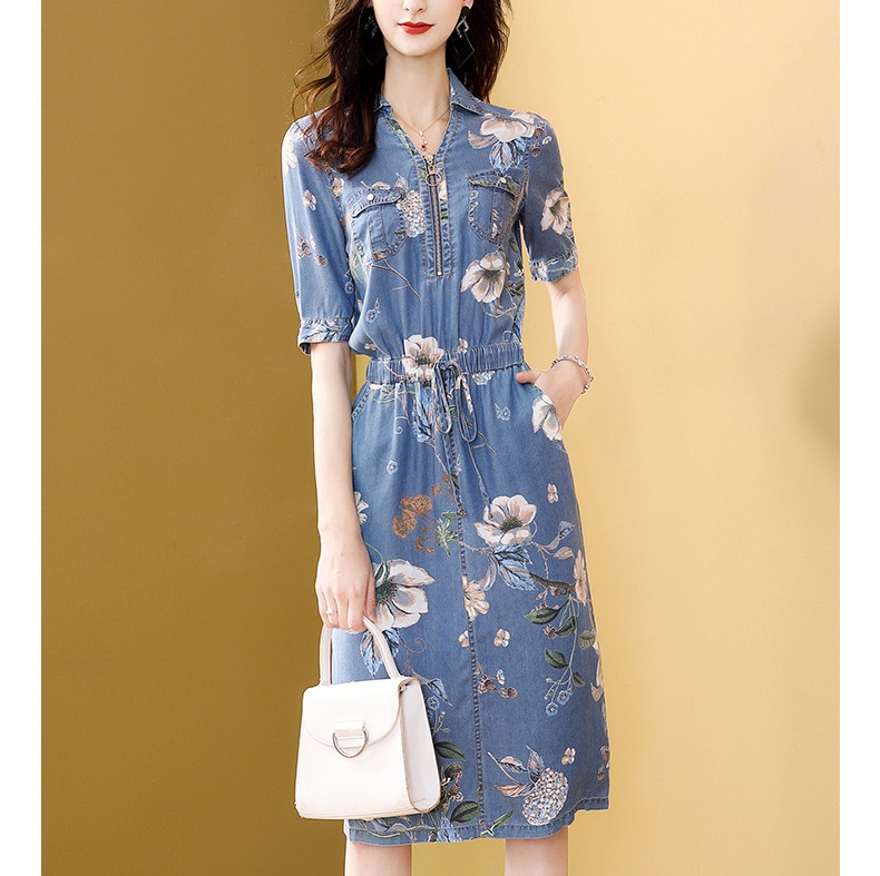 [HCM]Đầm nữ Họa Tiết Sang Trọng - DN8456