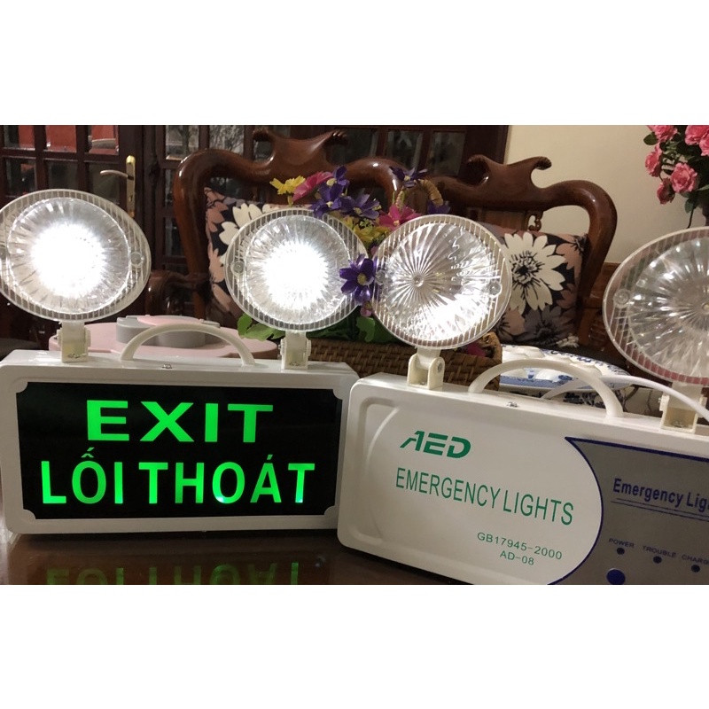 Đèn sự cố kết hợp EXIT Led - khẩn cấp EMERGENCY - thoát hiểm