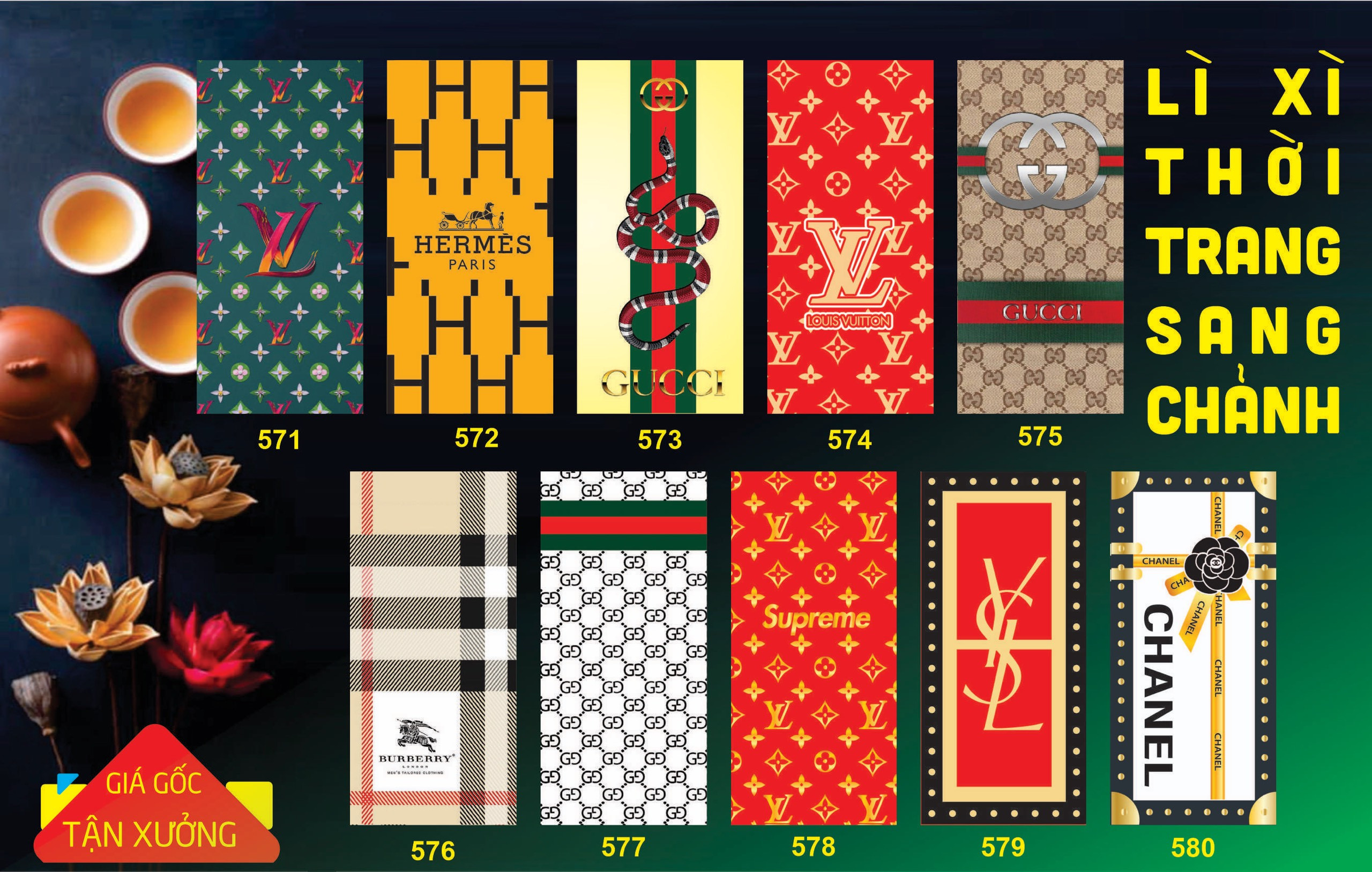 Set 10 bao lì xì