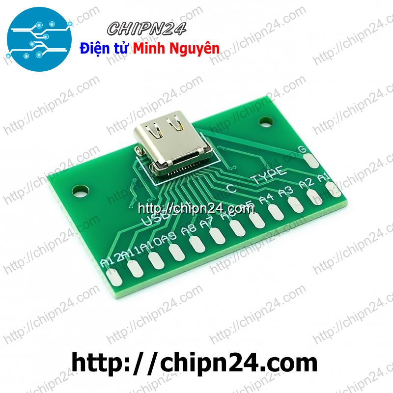 Mạch ra chân usb type-c