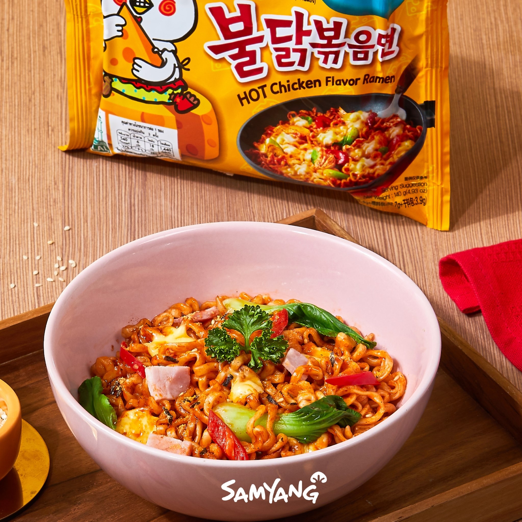 Mì Gà Cay Phô Mai Samyang 140g