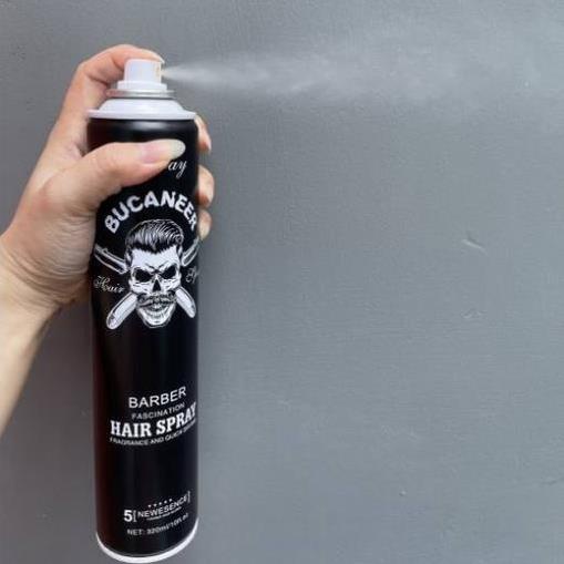 Gôm, Keo Xịt Tóc BUCANNER BARBER 320ml Tạo Kiểu, Giữ Nếp Cho Tóc