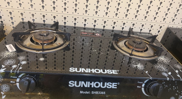 Gas cooker double Sunhouse SHB3365