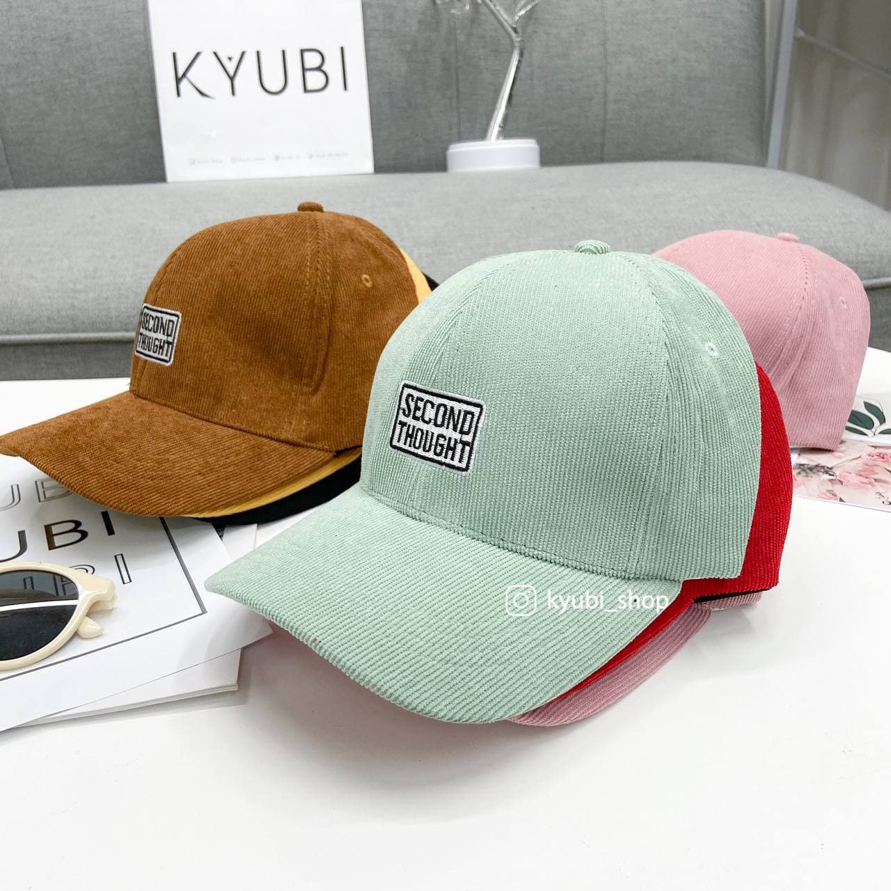 Mũ lưỡi trai phong cách Ulzzang Hàn Quốc - Nón kết thêu chữ chất nhung gân cao cấp form unisex nam nữ NK02