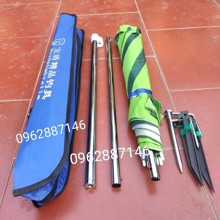 Ô dù câu cá 3 đoạn siêu bền 1m8 - Cam kết bảo hành đổi trả trong 2 tuần đầu