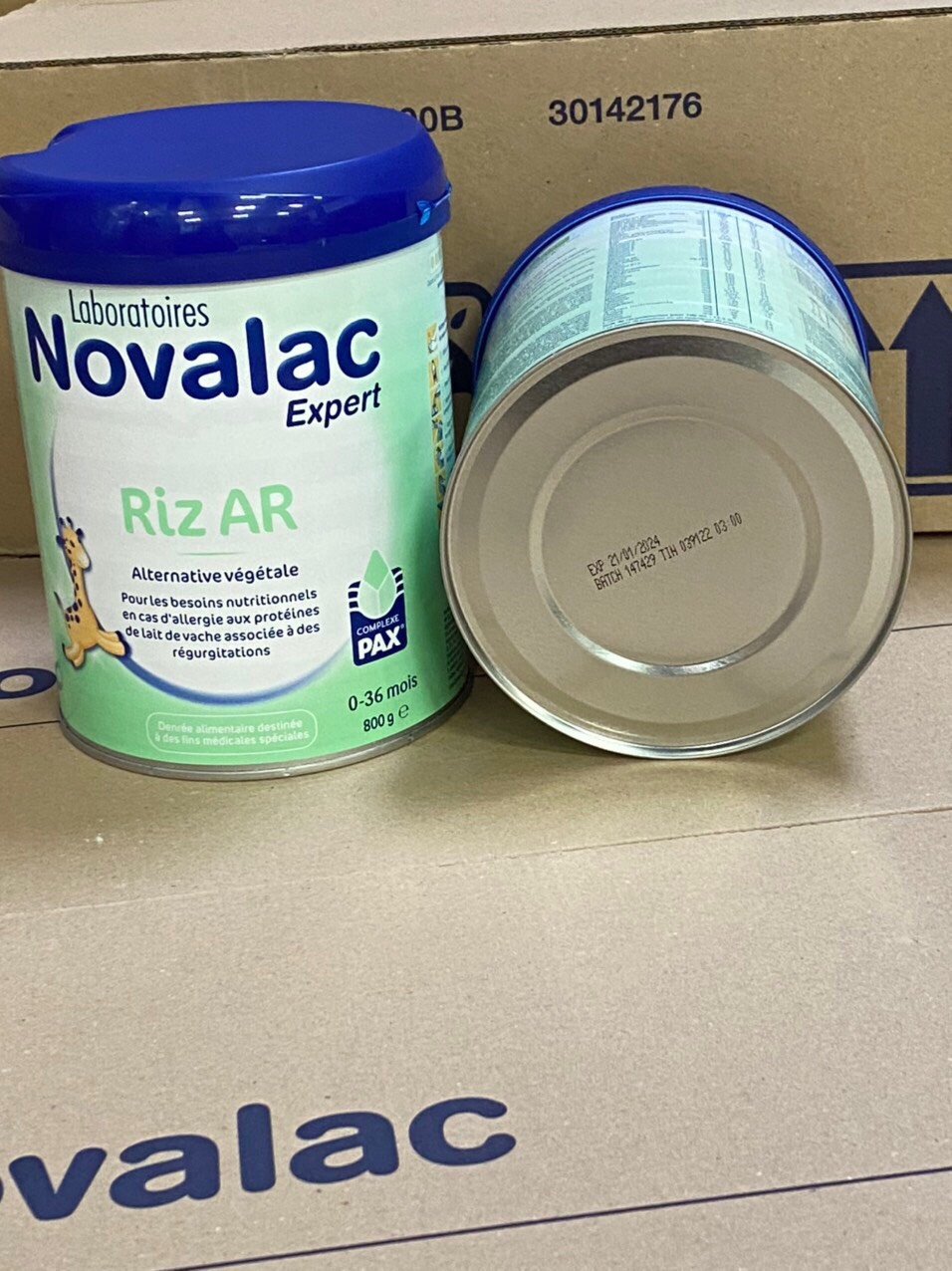 (date 03.2024) Sữa Novalac Riz Pháp cho bé từ 0 - 36 tháng 800g (Sữa dành cho trẻ dị ứng)