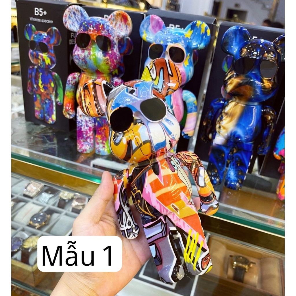 🎁b5+ đủ mẫu🎁 loa bluetooth gấu bearbrick b5+ , bluetooth 5.0 - đủ 5 mẫu - tay di động - loa decor - gấu loa decor bàn làm việc - loa bluetooth decor hình gấu bearbrick