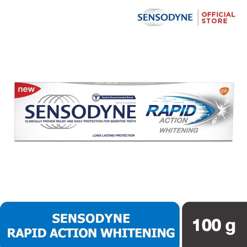 Kem đánh răng Sensodyne Rapid Action Whitening 100g cao cấp