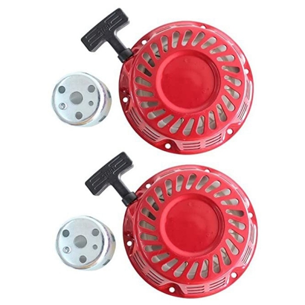2X Replacement New Pull Recoil Starter Start Cup Assembly for Honda GX160 Generator Lawn Mower Replacement Parts