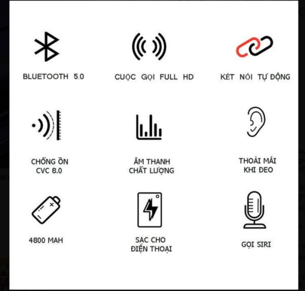 - Tai nghe Bluetooth 5.0 TWS S11 - Chống nước IPX5 - Nghe trong 200 giờ - Micrô tích hợp - Kết nối tự động - Khử tiếng ồn CVC 8.0 - DC3952
