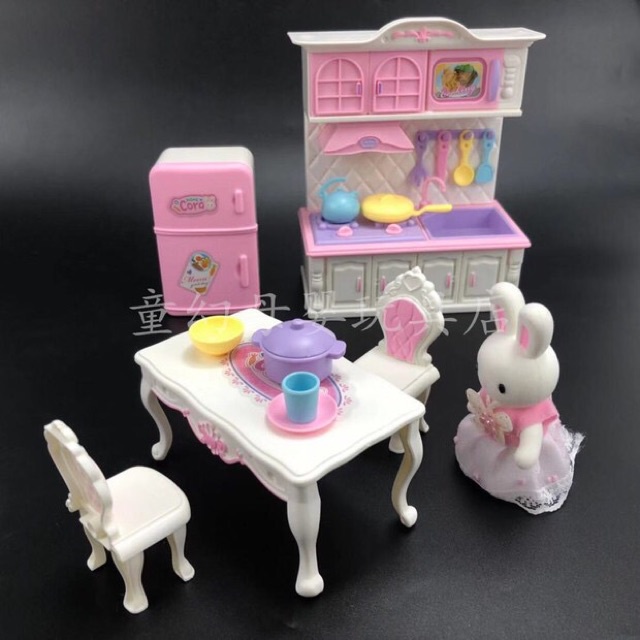 Đồ chơi búp bê và phụ kiện nhà Thỏ Candy full box
