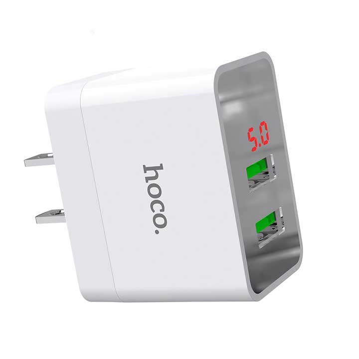 [HCM]Cốc sạc đa năng Hoco DC28 2 cổng usb max 5.0A