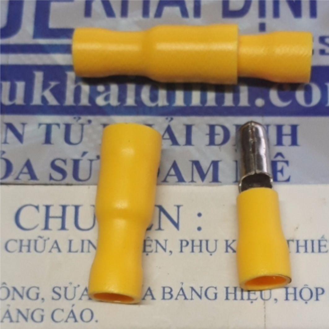 20 bộ rời đầu đực + cái cos đầu đạn vỏ nhựa jack nối xe máy FRD 1.25 / 2 / 5.5 (bấm dây 0.5-6mm2) kde4549