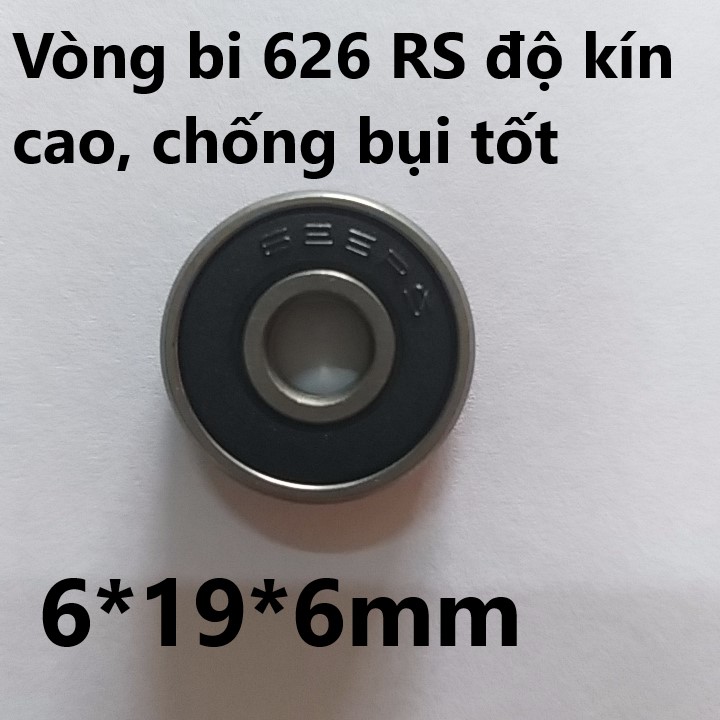 10 vòng bi 626 kích thước 66mm bằng thép carbon cao, độ kín tốt