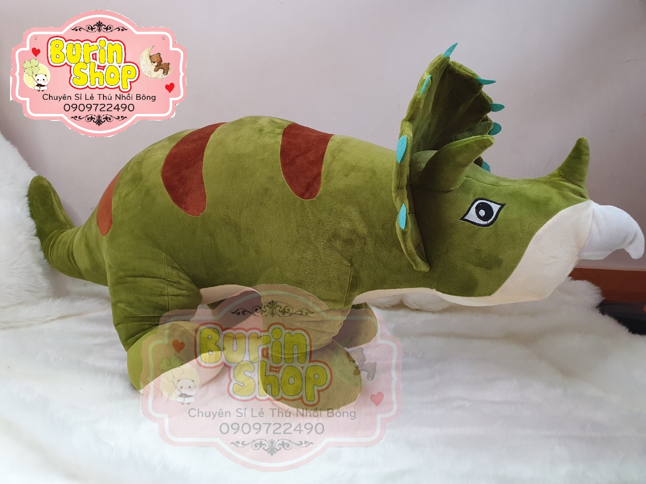 GẤU BÔNG KHỦNG LONG 3 SỪNG