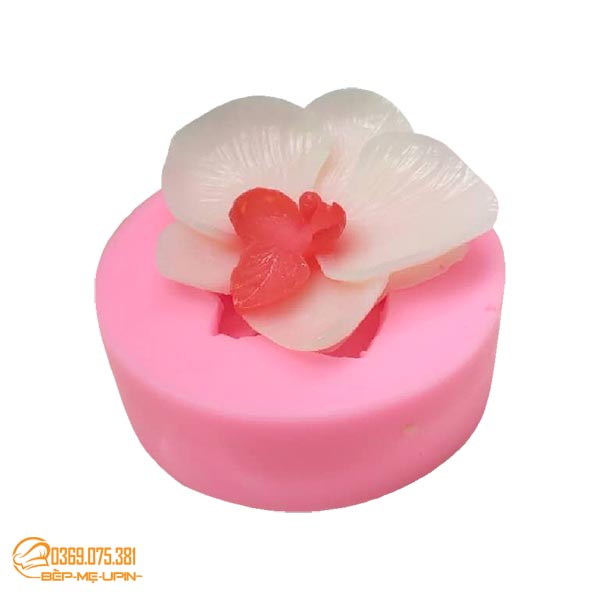 Khuôn silicon hoa lan hồ điệp to khuôn 9cm