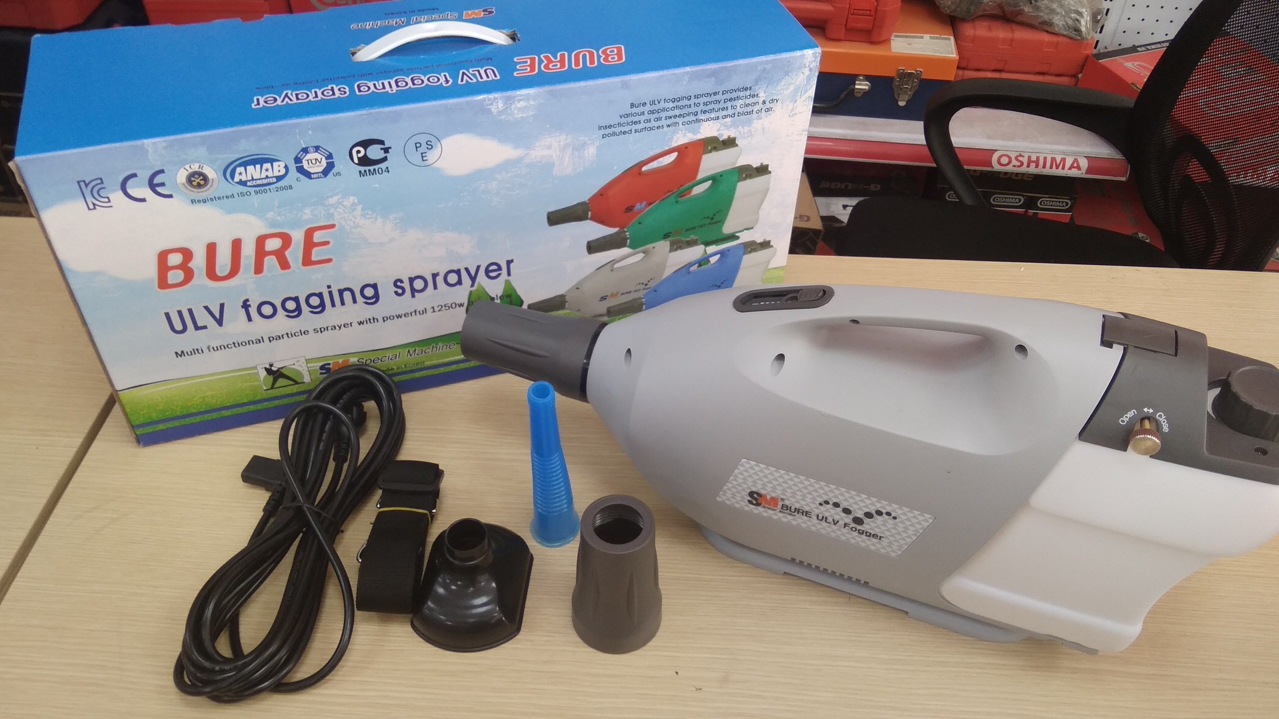 Máy Phun Muỗi và khử khuẩn ULV Hàn quốc Bure