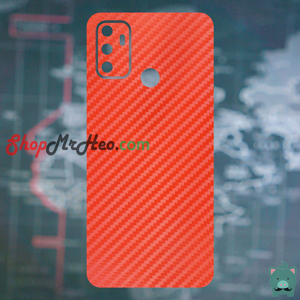 [HCM]Skin Dán Mặt Sau Lưng Vân Nhôm OPPO A53 2020