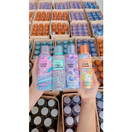 Xịt thơm body toàn thân Vic mist 250ml Candy, Sugar, Cake, Fruit