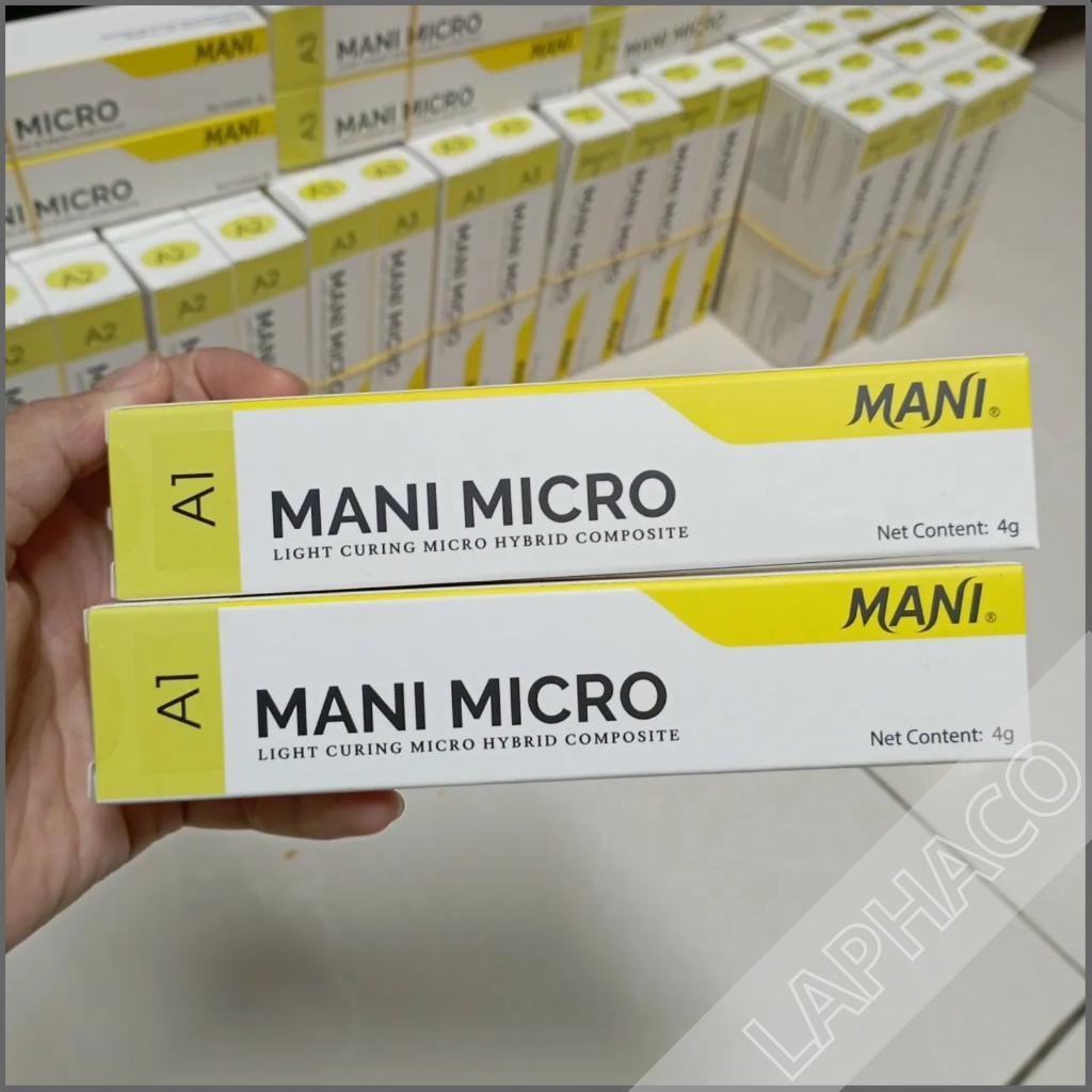 Composite lai trám thẩm mỹ Mani Micro (Hộp x tuýp 4g)