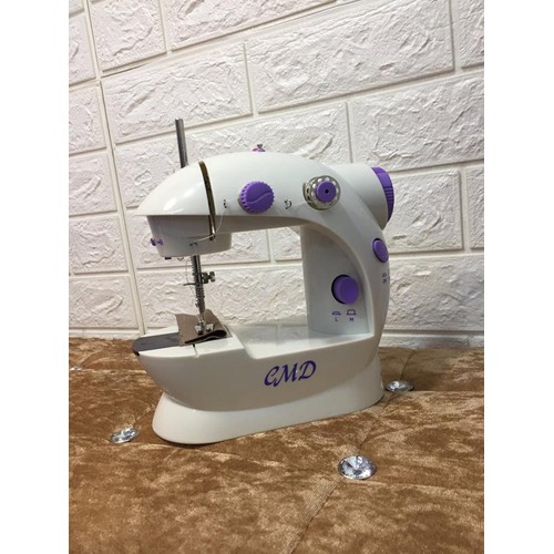 Combo Máy may mini CMD 202  đa năng may tốt vải thun