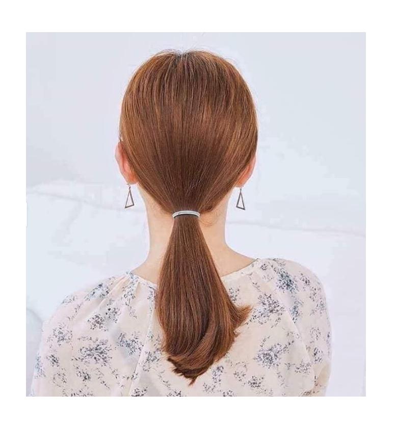 Set 100 dây chun buộc tóc đủ màu