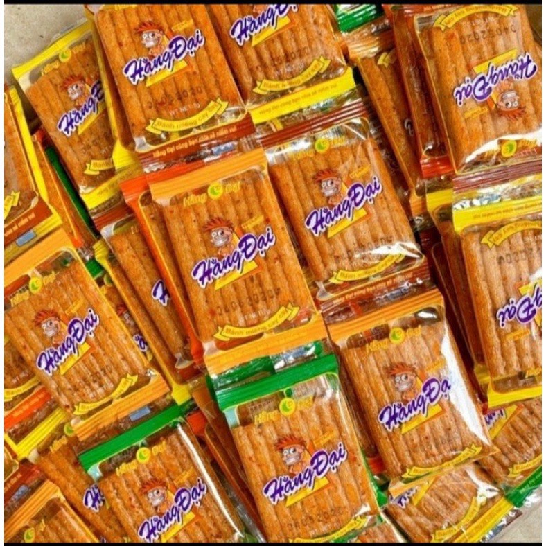 Snack sườn dê nướng Hằng Đại dai ngon bịch 60 gói