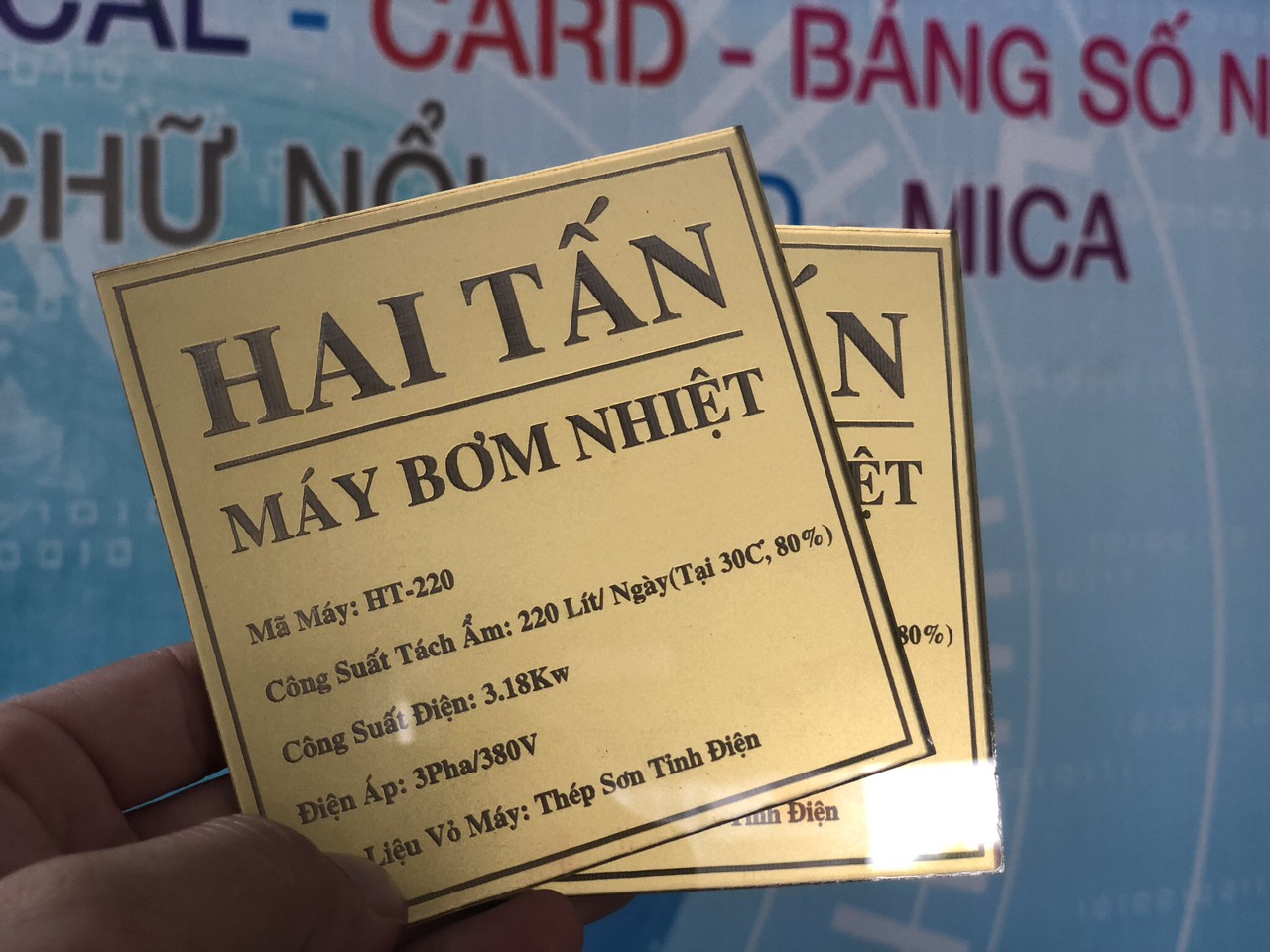 [HCM]Bảng mica công ty - bảng số nhà