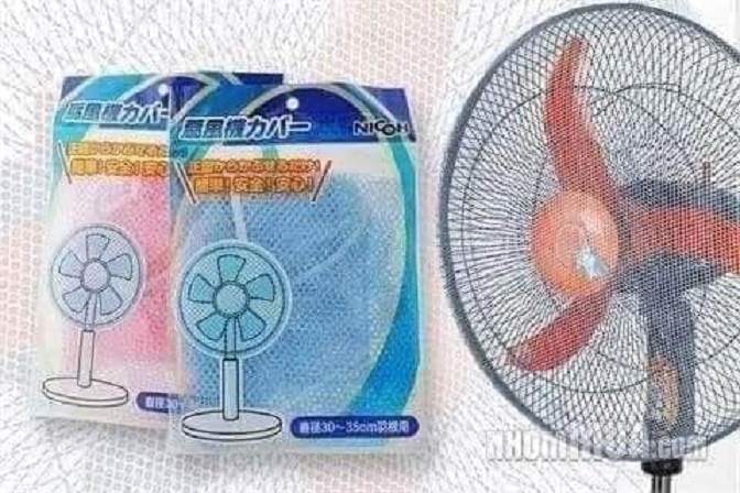Combo 2 lưới bọc lồng quạt an toàn cho bé